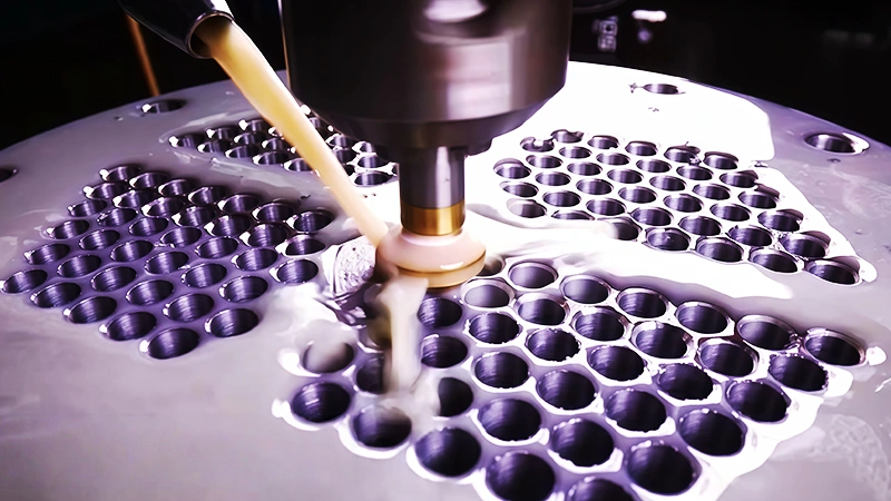 Shell-and-Tube Heat Exchanger Machining Workshop — Radial Drill Machine