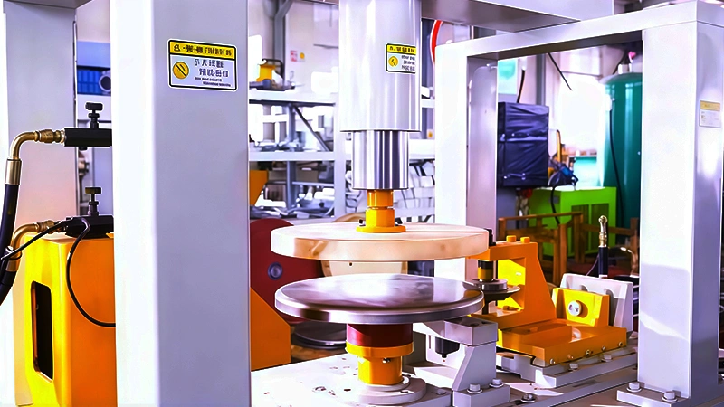 Chiller Water Tank Workshop — Edge Trimming machine for Water Tank Bottom