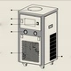 1.6kW Air-Cooled Industrial Chiller, ICA-0.6