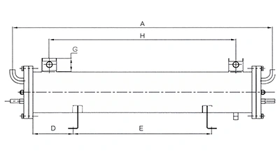 Stainless Steel Shell-and-Tube Evaporator (10HP×4-25HP×4)