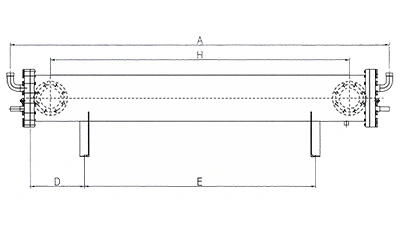Stainless Steel Shell-and-Tube Evaporator (12HP×5-25HP×6)